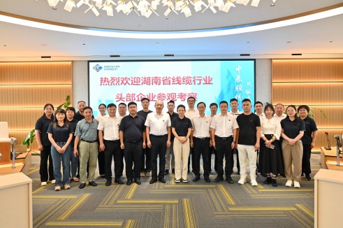聚智 协同 共享——湖南线缆头部企业莅临67381cm顶级游戏娱乐电缆考察交流